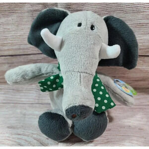 Ferrero Kinder Surprise Plush Tommy Toroo Elephant Stuffed Animal Gray 9" New